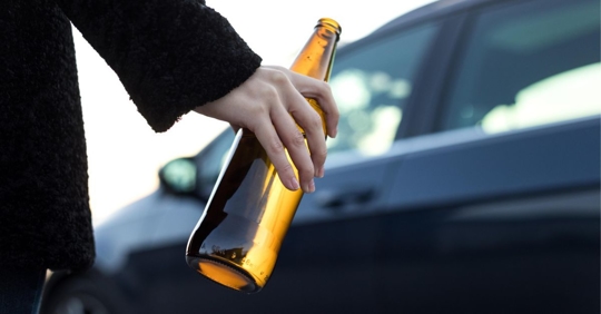 Alcohol and car