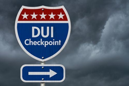 DUI Checkpoint Sign